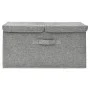 Gray fabric storage box 50x30x25 cm by vidaXL, Storage baskets - Ref: Foro24-332914, Price: 29,91 €, Discount: %