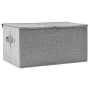 Aufbewahrungsbox aus grauem Stoff, 50 x 30 x 25 cm von vidaXL, Aufbewahrungskörbe - Ref: Foro24-332914, Preis: 30,69 €, Rabat...