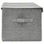 Gray fabric storage box 50x30x25 cm by vidaXL, Storage baskets - Ref: Foro24-332914, Price: 29,91 €, Discount: %