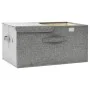 Gray fabric storage box 50x30x25 cm by vidaXL, Storage baskets - Ref: Foro24-332914, Price: 29,91 €, Discount: %