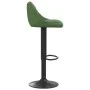 Taburetes de cocina 2 unidades terciopelo verde oscuro de vidaXL, Taburetes de cocina - Ref: Foro24-335352, Precio: 139,38 €,...
