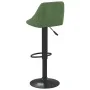 Taburetes de cocina 2 unidades terciopelo verde oscuro de vidaXL, Taburetes de cocina - Ref: Foro24-335352, Precio: 139,38 €,...