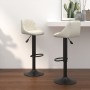 Küchenhocker 2 Einheiten cremefarbener Samt von vidaXL, Küchenhocker - Ref: Foro24-335348, Preis: 141,79 €, Rabatt: %