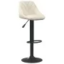 Taburetes de cocina 2 unidades terciopelo crema de vidaXL, Taburetes de cocina - Ref: Foro24-335348, Precio: 139,16 €, Descue...
