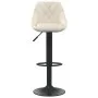 Taburetes de cocina 2 unidades terciopelo crema de vidaXL, Taburetes de cocina - Ref: Foro24-335348, Precio: 139,16 €, Descue...