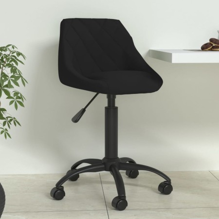 Esszimmerstuhl aus schwarzem Samt von vidaXL, Essstühle - Ref: Foro24-335357, Preis: 91,51 €, Rabatt: %