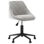 Drehbarer Bürostuhl aus hellgrauem Samt von vidaXL, Bürostühle - Ref: Foro24-335484, Preis: 94,07 €, Rabatt: %