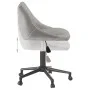Light Gray Velvet Swivel Office Chair by vidaXL, Office chairs - Ref: Foro24-335484, Price: 94,25 €, Discount: %