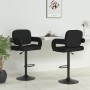 Küchenhocker 2 Einheiten aus schwarzem Stoff von vidaXL, Küchenhocker - Ref: Foro24-335623, Preis: 198,92 €, Rabatt: %
