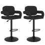 Küchenhocker 2 Einheiten aus schwarzem Stoff von vidaXL, Küchenhocker - Ref: Foro24-335623, Preis: 198,92 €, Rabatt: %