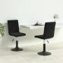 Drehbare Esszimmerstühle, 2 Stück, schwarzer Samt von vidaXL, Essstühle - Ref: Foro24-335738, Preis: 142,44 €, Rabatt: %