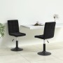 Sillas de comedor giratorias 2 uds terciopelo negro de vidaXL, Sillas de comedor - Ref: Foro24-335738, Precio: 143,00 €, Desc...
