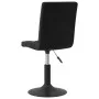 Drehbare Esszimmerstühle, 2 Stück, schwarzer Samt von vidaXL, Essstühle - Ref: Foro24-335738, Preis: 142,44 €, Rabatt: %