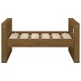 Hundebett aus massivem Kiefernholz, honigbraun, 55,5x45,5x28 cm von vidaXL, Betten für Hunde - Ref: Foro24-821470, Preis: 35,...