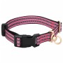 Arnés para perros con correa y collar ajustable rosa M