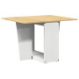 Mesa de comedor plegable mariposa Corona madera pino blanco en Mesas de cocina y de comedor | Comprar online en Foro24