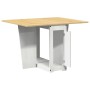 Mesa de comedor plegable mariposa Corona madera pino blanco en Mesas de cocina y de comedor | Comprar online en Foro24