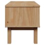 Banco de recibidor OTTA madera maciza de pino 80x40x45 cm