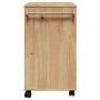 Carrito de cocina OTTA madera maciza de pino 59x45x80 cm