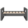 Bett für Hunde aus massiver Kiefer in Grau, 65,5x50,5x28 cm. von vidaXL, Betten für Hunde - Ref: Foro24-821474, Preis: 40,85 ...