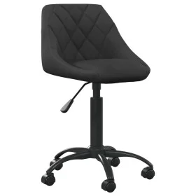 Black Velvet Office Chair by vidaXL, Office chairs - Ref: Foro24-3088843, Price: 89,84 €, Discount: %