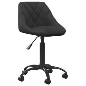 Bürostuhl aus schwarzem Samt von vidaXL, Bürostühle - Ref: Foro24-3088843, Preis: 91,51 €, Rabatt: %