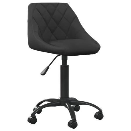 Bürostuhl aus schwarzem Samt von vidaXL, Bürostühle - Ref: Foro24-3088843, Preis: 89,84 €, Rabatt: %
