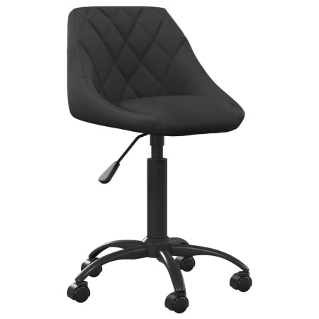 Bürostuhl aus schwarzem Samt von vidaXL, Bürostühle - Ref: Foro24-3088843, Preis: 91,51 €, Rabatt: %