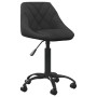 Bürostuhl aus schwarzem Samt von vidaXL, Bürostühle - Ref: Foro24-3088843, Preis: 91,51 €, Rabatt: %