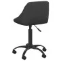 Bürostuhl aus schwarzem Samt von vidaXL, Bürostühle - Ref: Foro24-3088843, Preis: 89,84 €, Rabatt: %