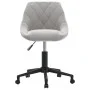 Drehbarer Esszimmerstuhl aus hellgrauem Samt von vidaXL, Essstühle - Ref: Foro24-3089032, Preis: 94,25 €, Rabatt: %
