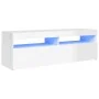 TV-Schrank mit strahlend weißen LED-Leuchten 120x35x40 cm von vidaXL, TV-Möbel - Ref: Foro24-804379, Preis: 100,44 €, Rabatt: %
