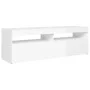 TV-Schrank mit strahlend weißen LED-Leuchten 120x35x40 cm von vidaXL, TV-Möbel - Ref: Foro24-804379, Preis: 100,44 €, Rabatt: %