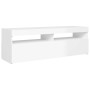 TV-Schrank mit strahlend weißen LED-Leuchten 120x35x40 cm von vidaXL, TV-Möbel - Ref: Foro24-804379, Preis: 101,82 €, Rabatt: %