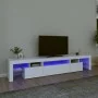 TV-Schrank mit LED-Leuchten weiß 215x36,5x40 cm von vidaXL, TV-Möbel - Ref: Foro24-3152794, Preis: 164,54 €, Rabatt: %