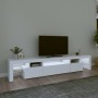 TV-Schrank mit LED-Leuchten weiß 215x36,5x40 cm von vidaXL, TV-Möbel - Ref: Foro24-3152794, Preis: 153,28 €, Rabatt: %