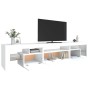 TV-Schrank mit LED-Leuchten weiß 215x36,5x40 cm von vidaXL, TV-Möbel - Ref: Foro24-3152794, Preis: 153,28 €, Rabatt: %