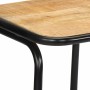 Taburetes de barra 2 uds 46x35,5x80 cm madera maciza de mango