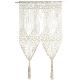 Makramee-Baumwollvorhang 140x240 cm von vidaXL, Vorhänge und Gardinen - Ref: Foro24-323978, Preis: 46,42 €, Rabatt: %
