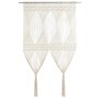 Makramee-Baumwollvorhang 140x240 cm von vidaXL, Vorhänge und Gardinen - Ref: Foro24-323978, Preis: 47,09 €, Rabatt: %