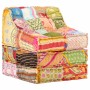 Puf modular de tela patchwork