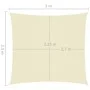 Toldo de vela rectangular tela Oxford color crema 2,5x3 m by vidaXL, Umbrellas - Ref: Foro24-135205, Price: 31,52 €, Discount: %