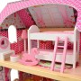 3-story wooden dollhouse 60x30x90 cm by vidaXL, doll houses - Ref: Foro24-80175, Price: 98,37 €, Discount: %
