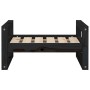 Hundebett aus massivem schwarzem Kiefernholz, 55,5 x 45,5 x 28 cm von vidaXL, Betten für Hunde - Ref: Foro24-821471, Preis: 3...