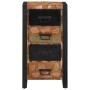 Cómoda de madera maciza reciclada multicolor 40x40x75 cm