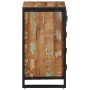 Cómoda de madera maciza reciclada multicolor 40x40x75 cm