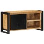 Mueble de TV madera maciza de mango rugosa 80x30x40 cm en Muebles TV | Comprar online en Foro24