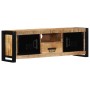 Mueble de TV madera maciza de mango rugosa 100x30x35 cm en Muebles TV | Comprar online en Foro24