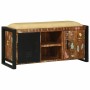 Banco Multicolor 100 x 35 x 50 cm Madera maciza recuperada