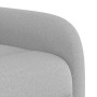 Sillón reclinable de tela gris nube